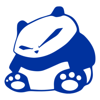 JDM Panda Decal (Blue)